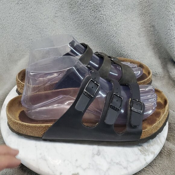 Birkenstock Shoes Womens EU 39 US 8-8.5 Brown Birko Flor Florida Sandals - Picture 6 of 11
